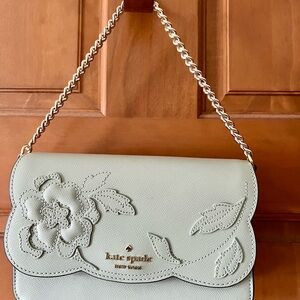 Kate Spade Mini Flp Forest Blooms Sage Crossbody